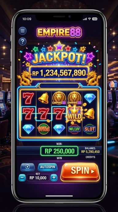 Cuplikan layar menu unduhan empire88 untuk perangkat Android